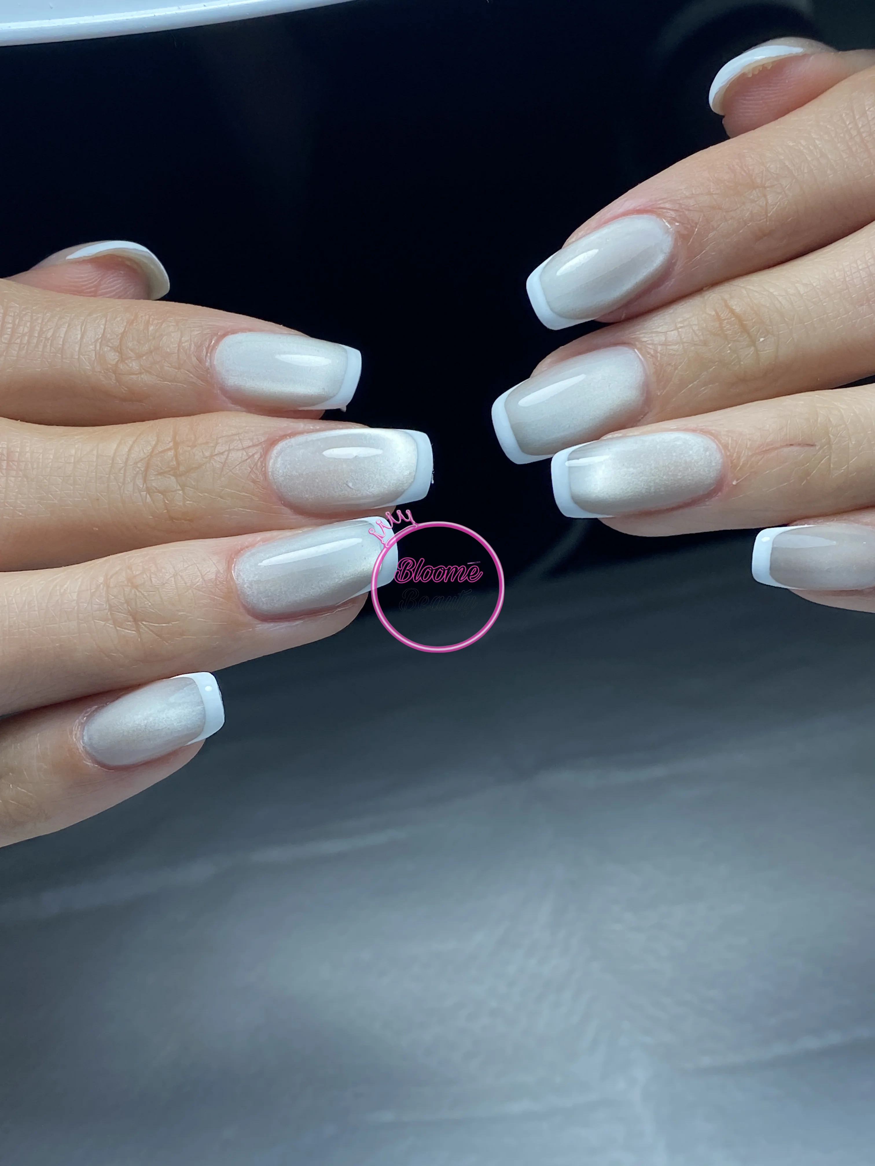 Cat eye french - Protez Tırnak - Bloome Beauty Club Bloome Beauty Club Eryaman