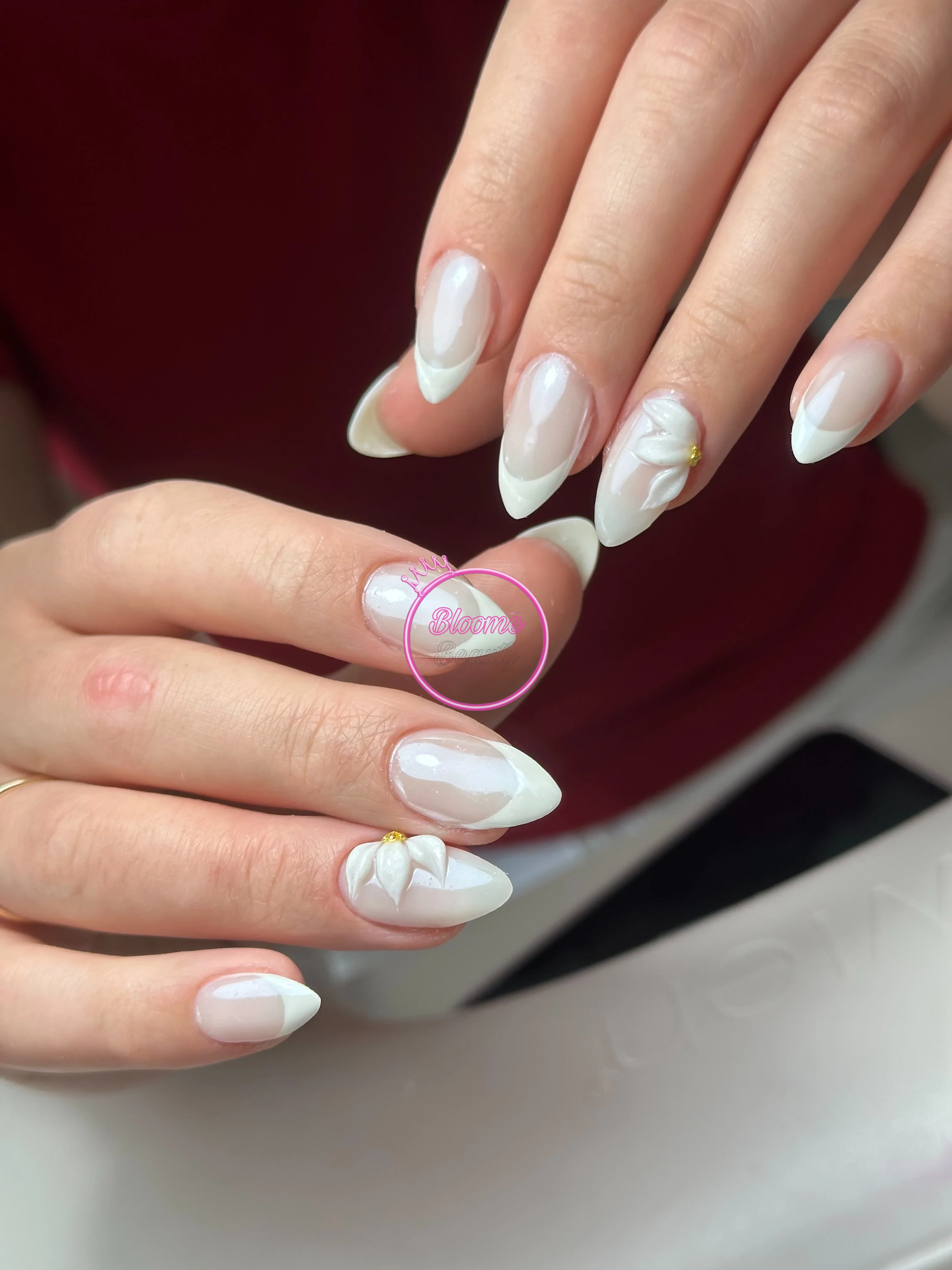 French çiçek kabartma - Nail Art - Bloome Beauty Club Bloome Beauty Club Batıkent